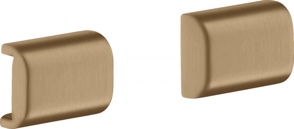 Декоративна накладка для рейлінгу Hansgrohe Axor Universal Softsquare шліфована бронза 42871140