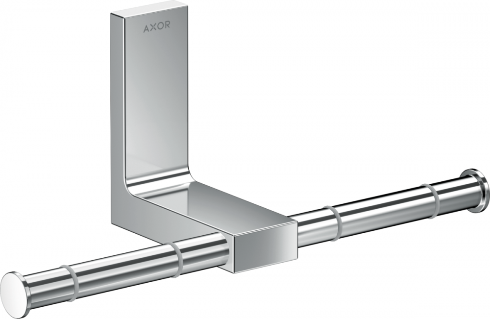 Тримач для туалетного паперу Hansgrohe Axor Universal Rectangular подвійний хром 42657000