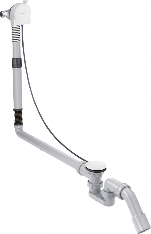 Слив-перелив для нестандартных ванн Hansgrohe Axor Exafill S с наполнением матовый белый 58317700