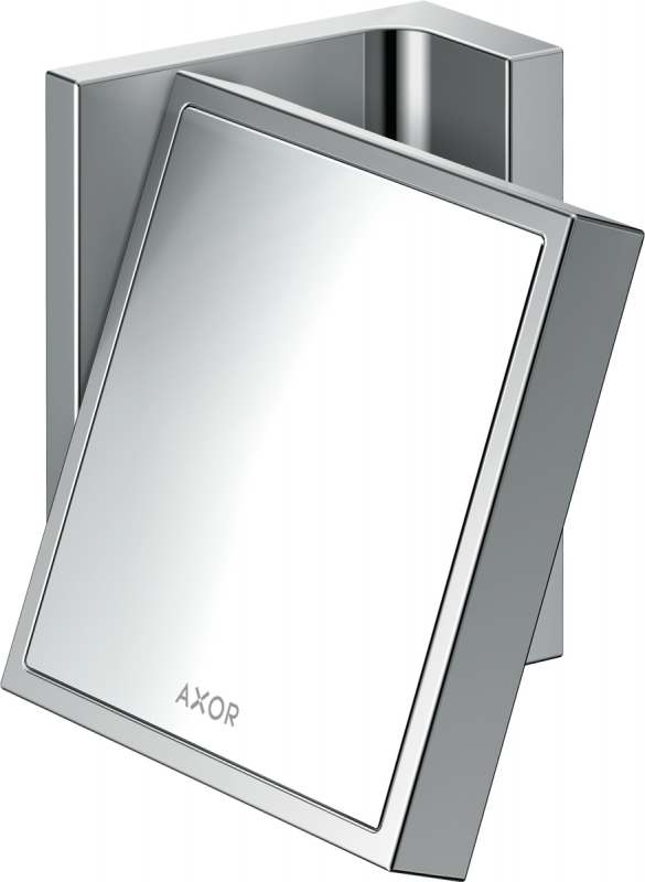 Зеркало для бритья Hansgrohe Axor Universal Rectangular 1,7-кратное увеличение хром 42649000