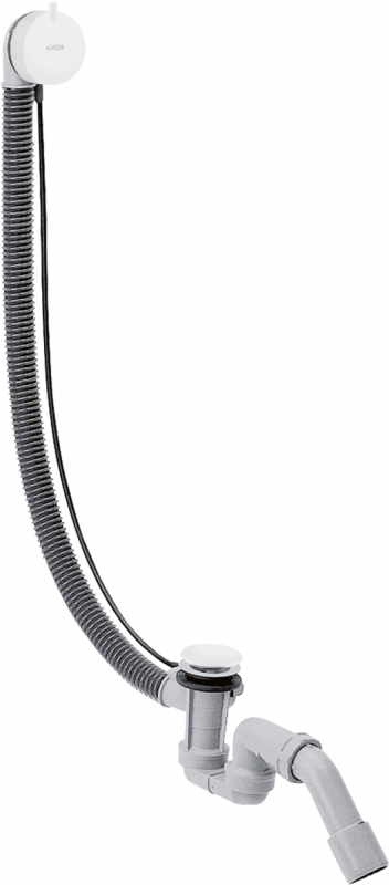 Злив-перелив для нестандартних ванн Hansgrohe Axor Flexaplus S матовий білий 58318700