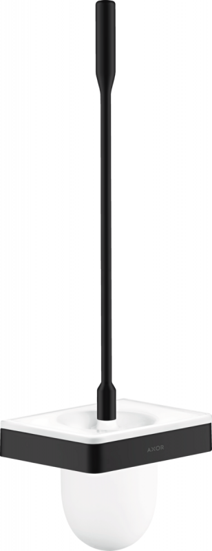 Єршик для унітазу Hansgrohe Axor Universal Softsquare метал/скло матовий чорний 42835670