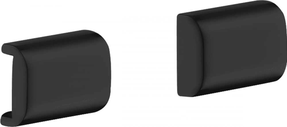 Декоративна накладка для рейлінгу Hansgrohe Axor Universal Softsquare матовий чорний 42871670