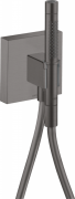 Ручной душ на держателе Hansgrohe Axor Starck 2-режимный шлифованный черный хром 12626340