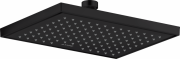 Лейка для верхнего душа Hansgrohe Axor ShowerSolutions 245х185 мм 1-режимная матовый черный 35373670