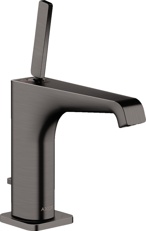 Змішувач для раковини Hansgrohe Axor Citterio E з донним клапаном шліфований чорний хром 36100340