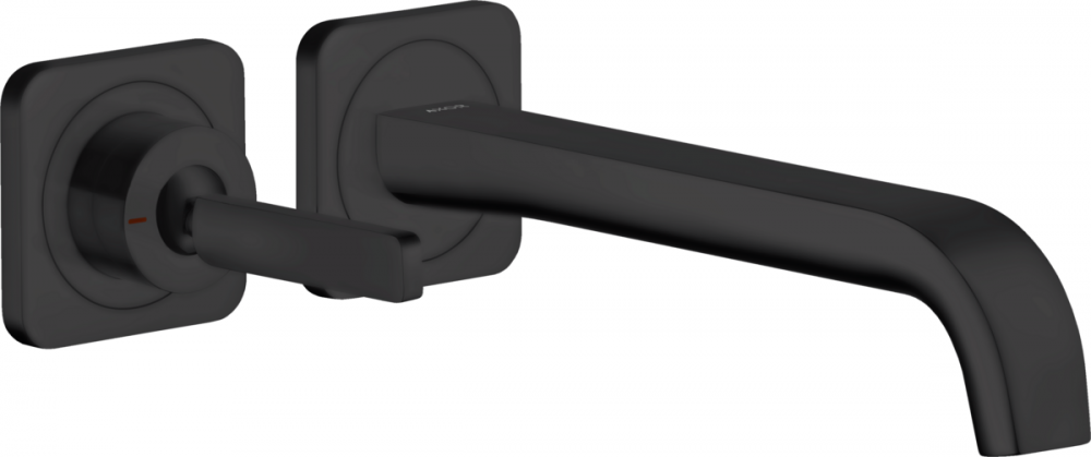 Смеситель для раковины Hansgrohe Axor Citterio E настенный матовый черный 36106670