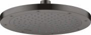 Лійка для верхнього душу Hansgrohe Axor ShowerSolutions ⌀245 мм 1-режимна шліфований чорний хром 35380340