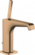 Смеситель для раковины Hansgrohe Axor Citterio E с донным клапаном шлифованная бронза 36100140