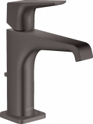 Смеситель для раковины Hansgrohe Axor Citterio E однорычажный с донным клапаном шлифованный черный хром 36110340