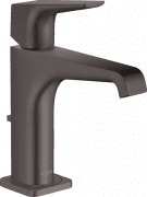 Змішувач для раковини Hansgrohe Axor Citterio E одноважільний з донним клапаном шліфований чорний хром 36110340