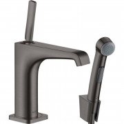 Смеситель для раковины Hansgrohe Axor Citterio E с гигиеническим душем шлифованный черный хром 36130340