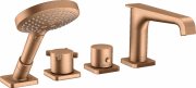 Термостат на борт ванны Hansgrohe Axor Citterio E на 4 отверстия шлифованная бронза 36411140