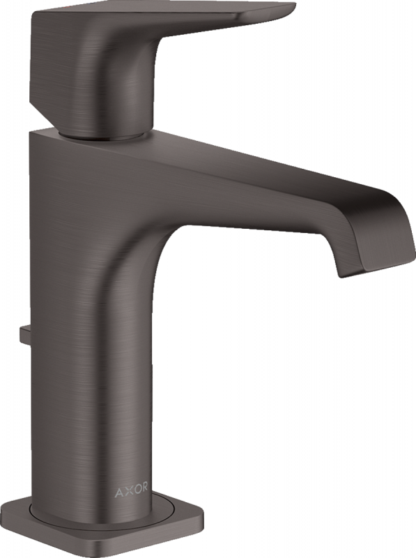 Смеситель для раковины Hansgrohe Axor Citterio E однорычажный с донным клапаном шлифованный черный хром 36110340