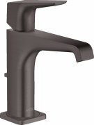 Смеситель для раковины Hansgrohe Axor Citterio E однорычажный с донным клапаном шлифованный черный хром 36110340
