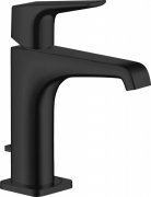 Смеситель для раковины Hansgrohe Axor Citterio E однорычажный с донным клапаном матовый черный 36110670