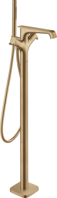 Термостат для ванной Hansgrohe Axor Citterio E напольный с ручным душем шлифованная бронза 36416140