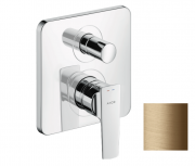 Смеситель скрытого монтажа Hansgrohe Axor Citterio E со встроенной защитной комбинацией EN1717 шлифованная бронза 36457140