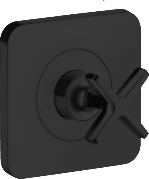 Запорный вентиль скрытого монтажа Hansgrohe Axor Citterio E матовый черный 36771670