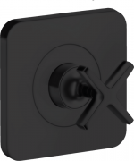 Запорный вентиль скрытого монтажа Hansgrohe Axor Citterio E матовый черный 36771670