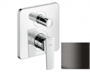 Смеситель скрытого монтажа Hansgrohe Axor Citterio E со встроенной защитной комбинацией EN1717 шлифованный черный хром 36457340