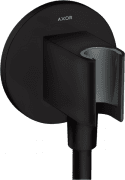 Шланговое подсоединение Hansgrohe Axor ShowerSolutions с держателем матовый черный 36733670