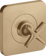 Запорний вентиль прихованого монтажу Hansgrohe Axor Citterio E шліфована бронза 36771140