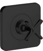 Запорный вентиль скрытого монтажа Hansgrohe Axor Citterio E матовый черный 36771670