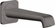 Излив для смесителя в ванной Hansgrohe Axor Citterio E 181 мм шлифованный черный хром 36425340