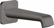 Излив для смесителя в ванной Hansgrohe Axor Citterio E 181 мм шлифованный черный хром 36425340