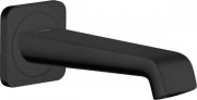 Излив для смесителя в ванной Hansgrohe Axor Citterio E 181 мм матовый черный 36425670