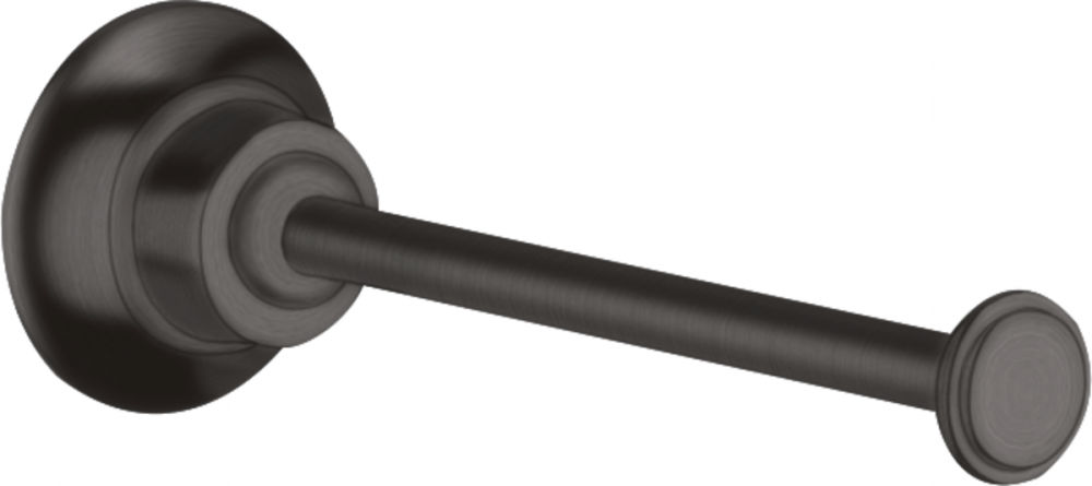 Держатель для туалетной бумаги Hansgrohe Axor Montreux без крышки шлифованный черный хром 42028340