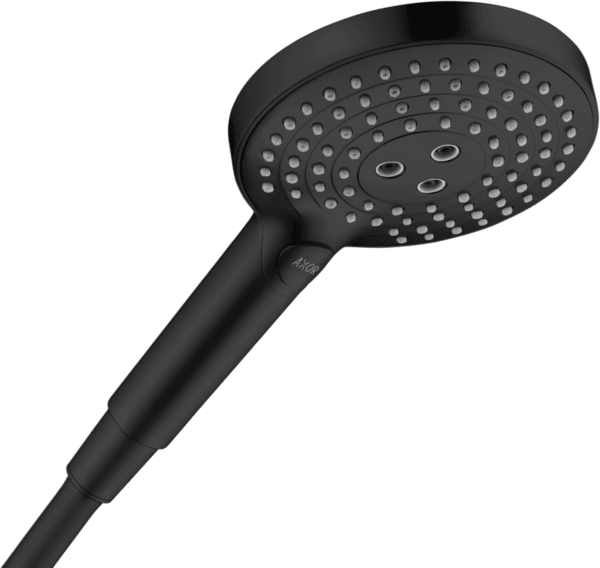 Душевая лейка Hansgrohe Axor ShowerSolutions Ø120 мм 3 режима матовый черный 26050670