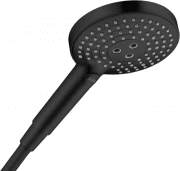Душевая лейка Hansgrohe Axor ShowerSolutions Ø120 мм 3 режима матовый черный 26050670