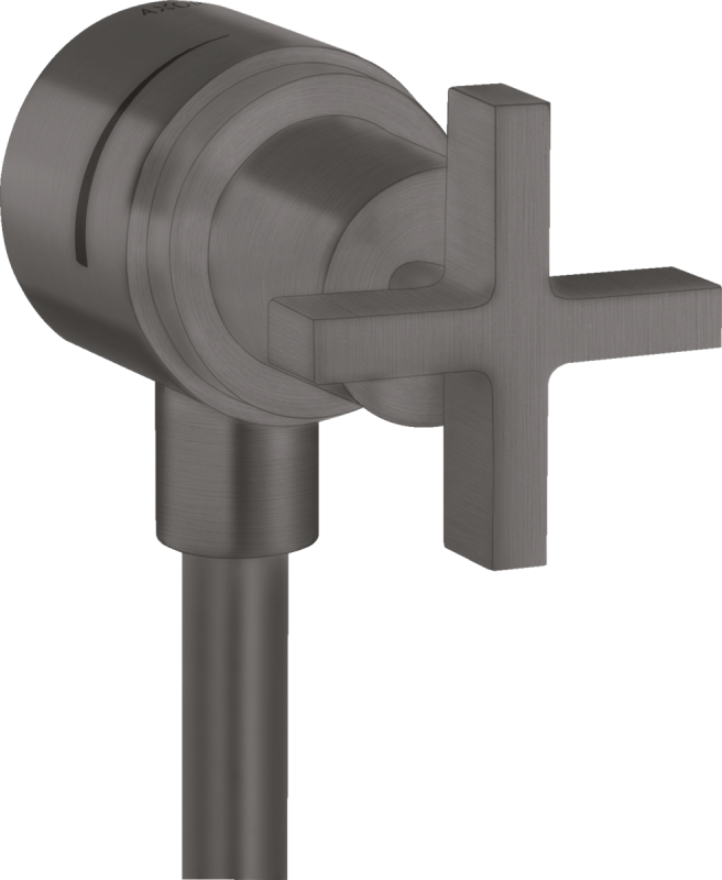 Шлангове підключення Hansgrohe Axor Citterio із запірним вентилем шліфований чорний хром 39883340