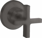 Запорный вентиль скрытого монтажа Hansgrohe Axor Citterio шлифованный черный хром 39965340