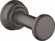 Крючок для ванной Hansgrohe Axor Montreux одинарный шлифованный черный хром 42137340