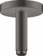 Стельове під'єднання Hansgrohe Axor ShowerSolutions 100 мм чорний шліфований хром 26432340