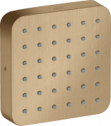 Лейка для верхнего душа Hansgrohe Axor Citterio E 120х120 мм 1-режимная шлифованная бронза 36822140