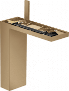 Смеситель для раковины Hansgrohe Axor MyEdition без панели с донным клапаном Push-Open шлифованная бронза 47022140