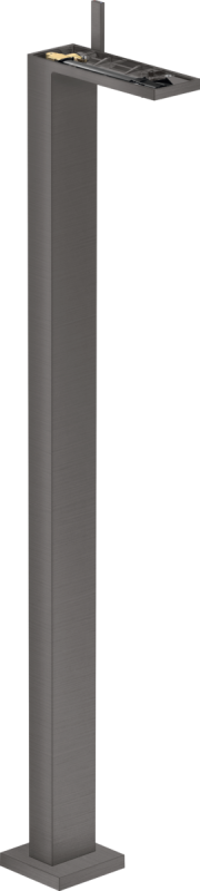 Смеситель для раковины Hansgrohe Axor MyEdition напольный без панели с донным клапаном Push-Open шлифованный черный хром 47042340