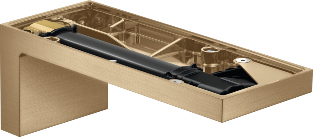 Вилив для змішувача у ванній Hansgrohe Axor MyEdition 176 мм без панелі шліфована бронза 47412140