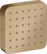 Лійка для верхнього душу Hansgrohe Axor Citterio E 120х120 мм 1-режимна шліфована бронза 36822140