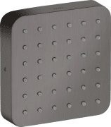 Лійка для верхнього душу Hansgrohe Axor Citterio E 120х120 мм 1-режимна чорний шліфований хром 36822340