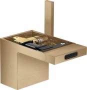 Смеситель для биде Hansgrohe Axor MyEdition без панели с донным клапаном шлифованная бронза 47212140