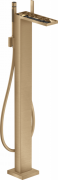 Смеситель для ванной Hansgrohe Axor MyEdition напольный без панели с ручным душем шлифованная бронза 47442140