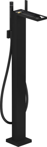 Смеситель для ванной Hansgrohe Axor MyEdition напольный без панели с ручным душем матовый черный 47442670