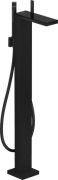 Смеситель для ванной Hansgrohe Axor MyEdition напольный с ручным душем матовый черный/черное стекло 47440670