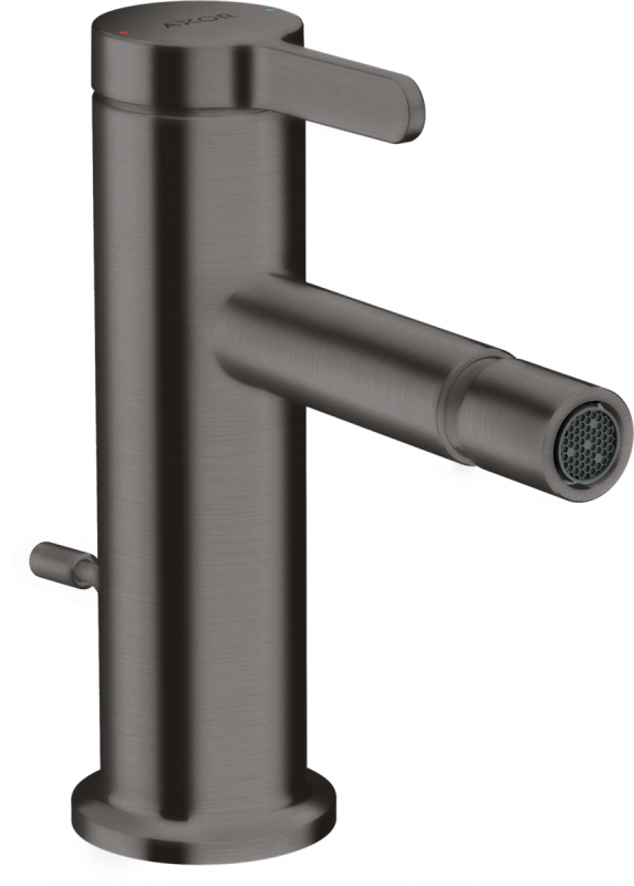 Смеситель для биде Hansgrohe Axor One однорычажный с донным клапаном шлифованный черный хром 48210340