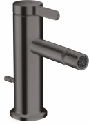 Смеситель для биде Hansgrohe Axor One однорычажный с донным клапаном шлифованный черный хром 48210340
